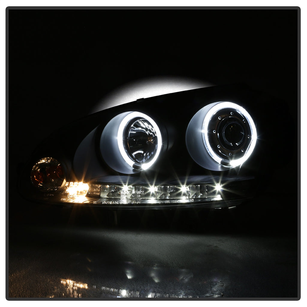Spyder Auto 5012098 Halo LED Projector Headlights for Select Volkswagen GTI, Volkswagen Jetta, Volkswagen Rabbit