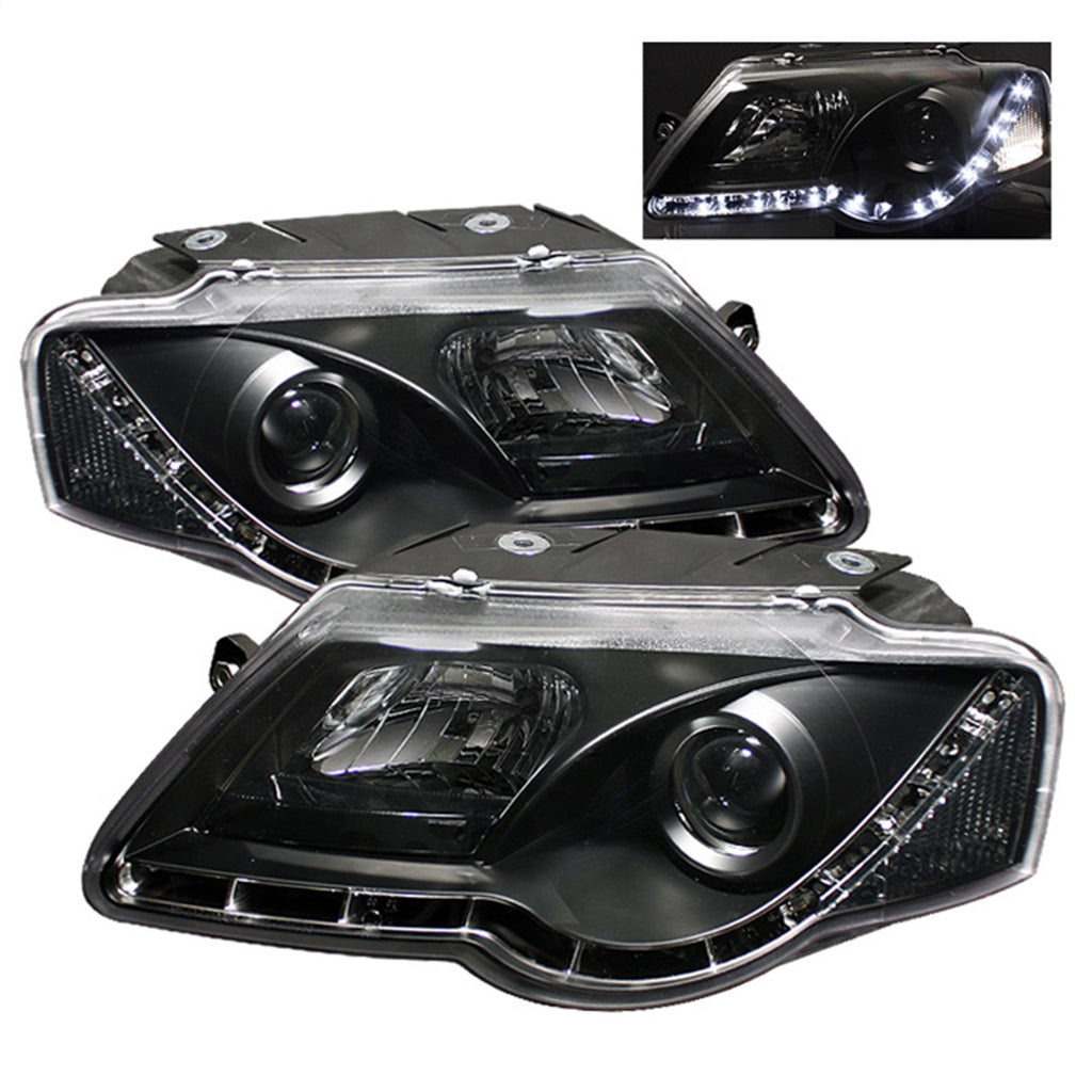 Spyder Auto 5012326 DRL LED Projector Headlights for Select Volkswagen Passat