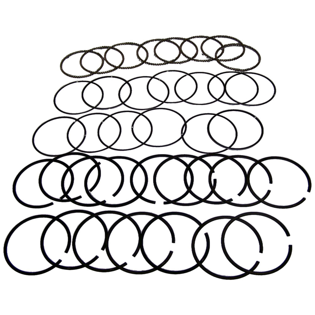 Crown Automotive Jeep Replacement 5012364AAK Standard Piston Ring (Set of 8) for Jeep 99-09 Gr. Cherokee & Commander w/ 4.7L for Select Chrysler Aspen, Dodge Dakota, Dodge Durango, Dodge Ram 1500, Dodge Ram 2500, Dodge Ram 3500, Jeep Commander, Jeep
