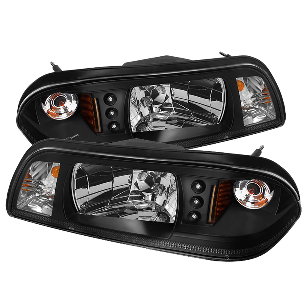 Spyder Auto 5012531 LED Crystal Headlights for Select Ford Mustang