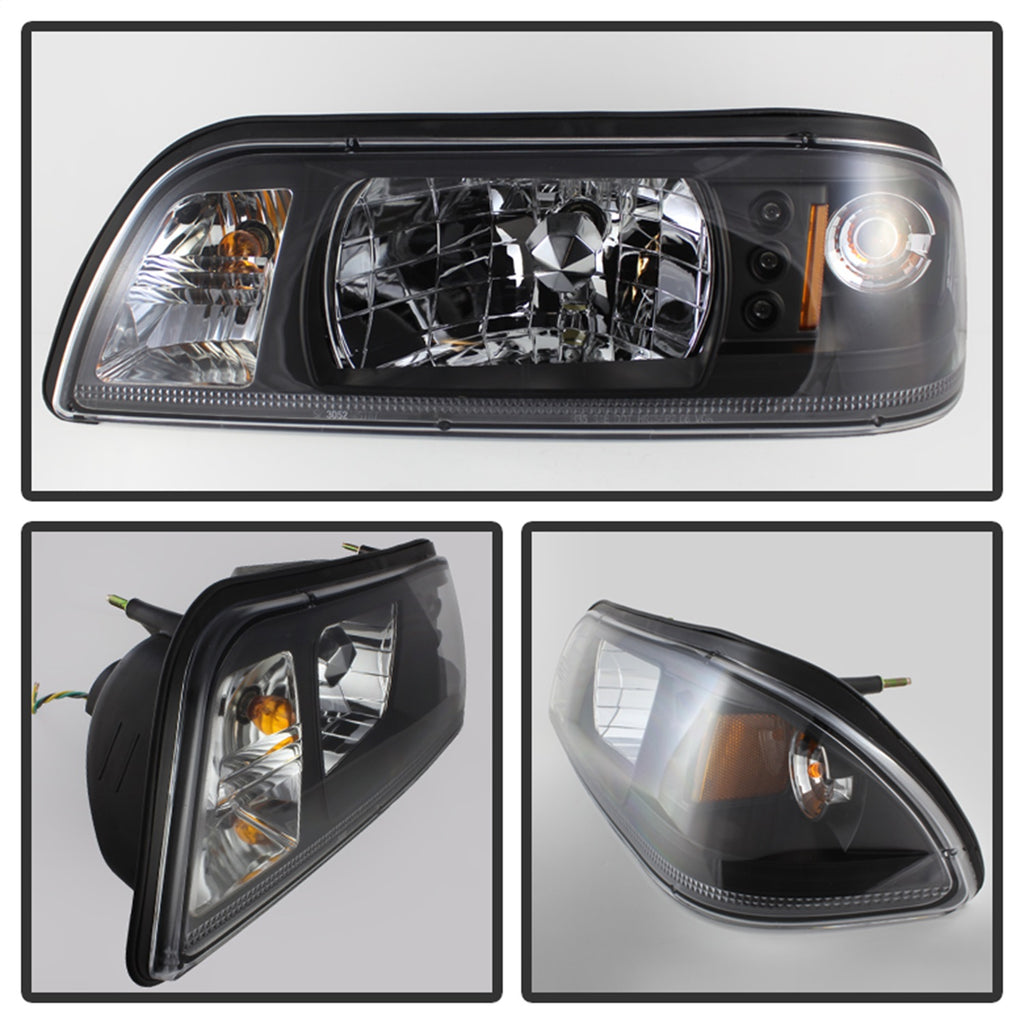 Spyder Auto 5012531 LED Crystal Headlights for Select Ford Mustang