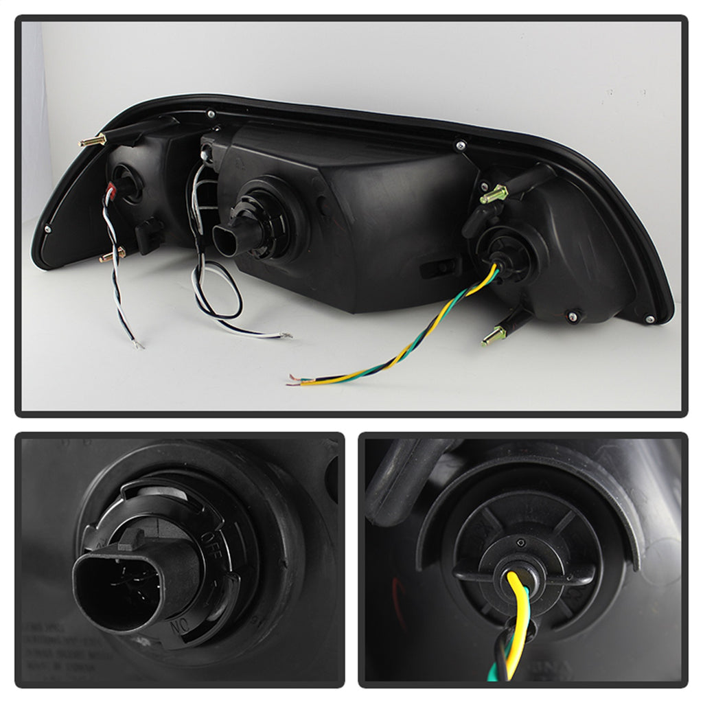 Spyder Auto 5012531 LED Crystal Headlights for Select Ford Mustang