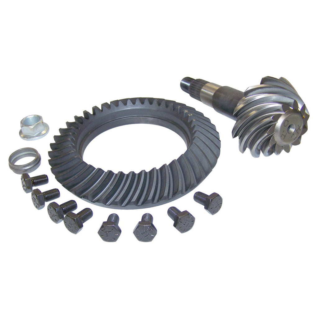Crown Automotive Jeep Replacement 5012828AC Ring & Pinion Kit for Select 99-06 Jeep TJ, WJ, XJ Models w/ D35 Rear Axle, 3.55