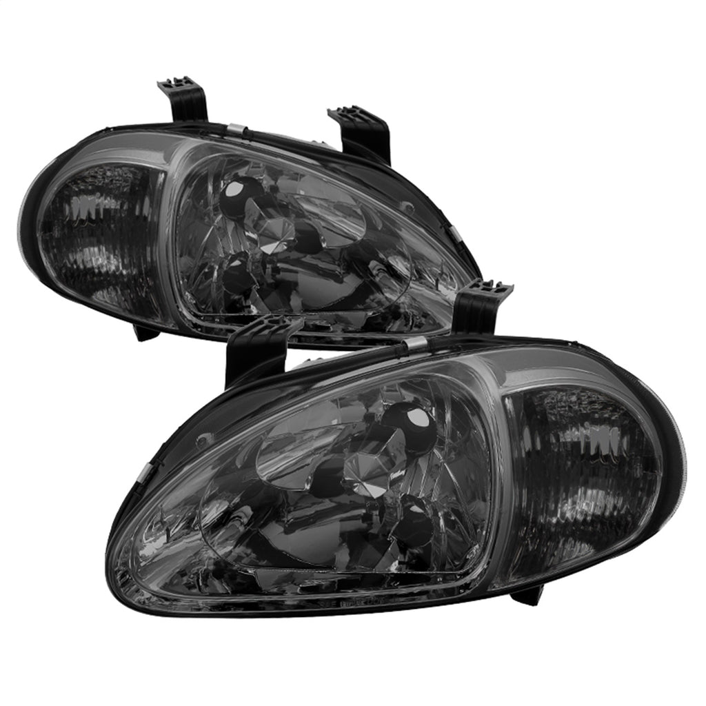 Spyder Auto 5013439 XTune Crystal Headlights for Select Honda Civic del Sol