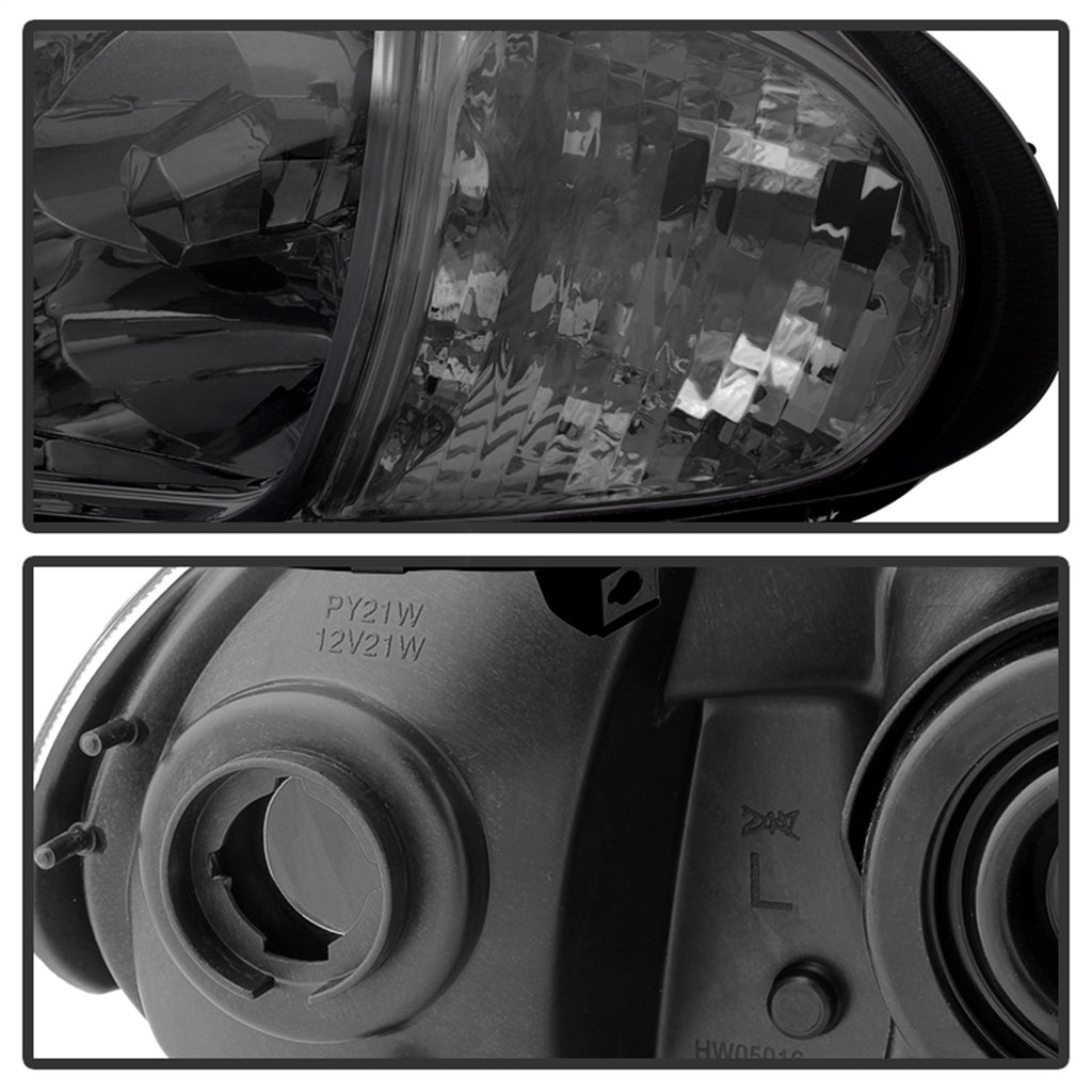 Spyder Auto 5013439 XTune Crystal Headlights for Select Honda Civic del Sol