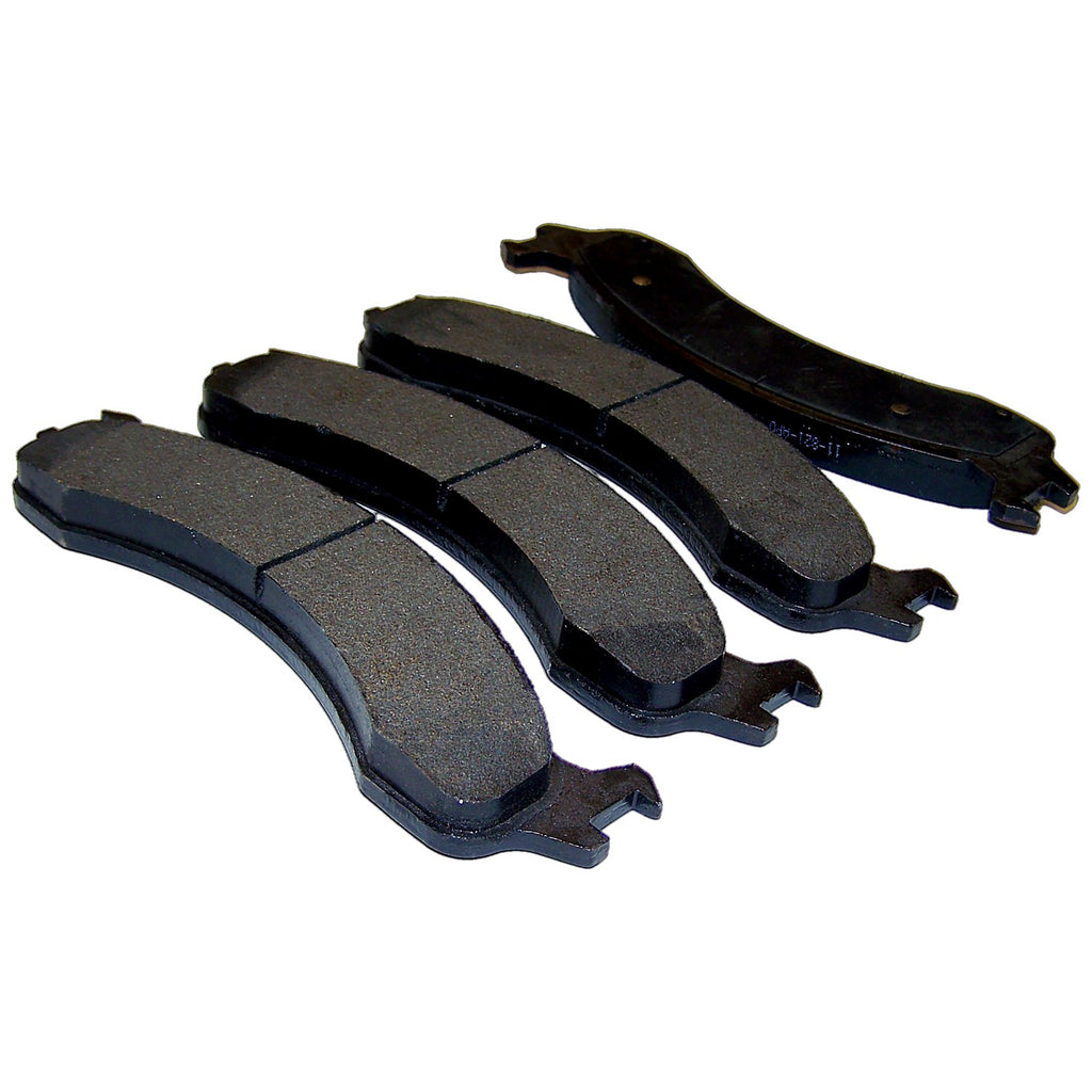 Crown Automotive Jeep Replacement 5015254AB Brake Pad Set 2000-2002 Dodge BR, BE, Ram Trucks w/ 12.85" Rotors for Select Dodge Ram 1500, Dodge Ram 2500, Dodge Ram
