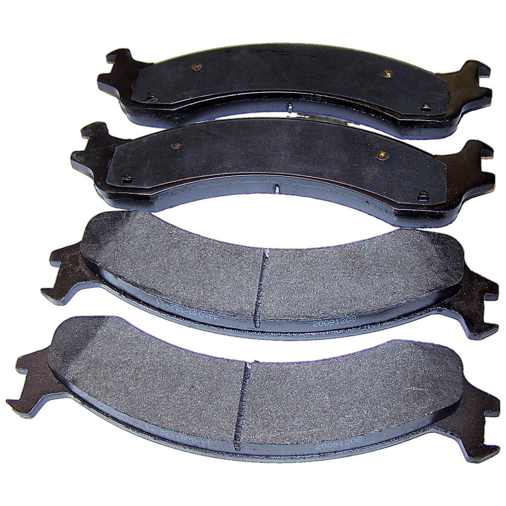 Crown Automotive Jeep Replacement 5015254AB Brake Pad Set 2000-2002 Dodge BR, BE, Ram Trucks w/ 12.85" Rotors for Select Dodge Ram 1500, Dodge Ram 2500, Dodge Ram