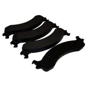 Crown Automotive Jeep Replacement 5015254AB Brake Pad Set 2000-2002 Dodge BR, BE, Ram Trucks w/ 12.85" Rotors for Select Dodge Ram 1500, Dodge Ram 2500, Dodge Ram