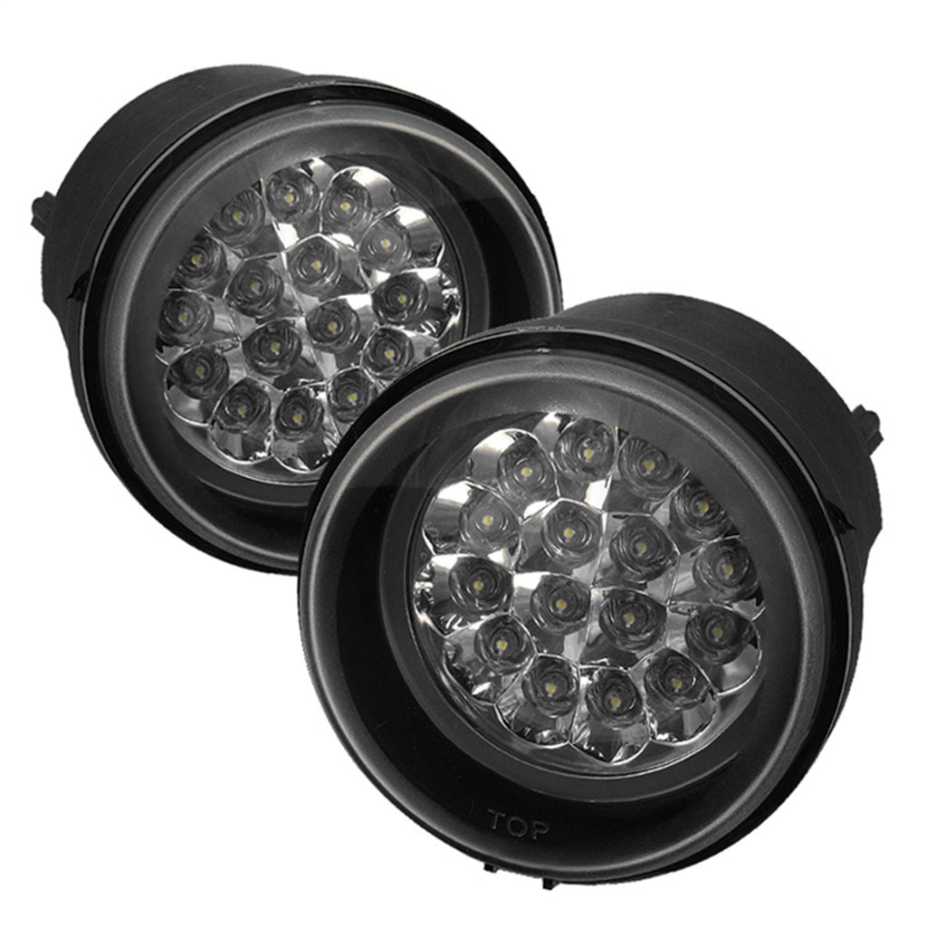 Spyder Auto 5015563 LED Fog Lights for Select Chrysler Pacifica, Chrysler Sebring, Dodge Avenger, Dodge Caliber, Dodge Caravan, Dodge Charger, Dodge Nitro, Jeep Compass, Jeep Patriot