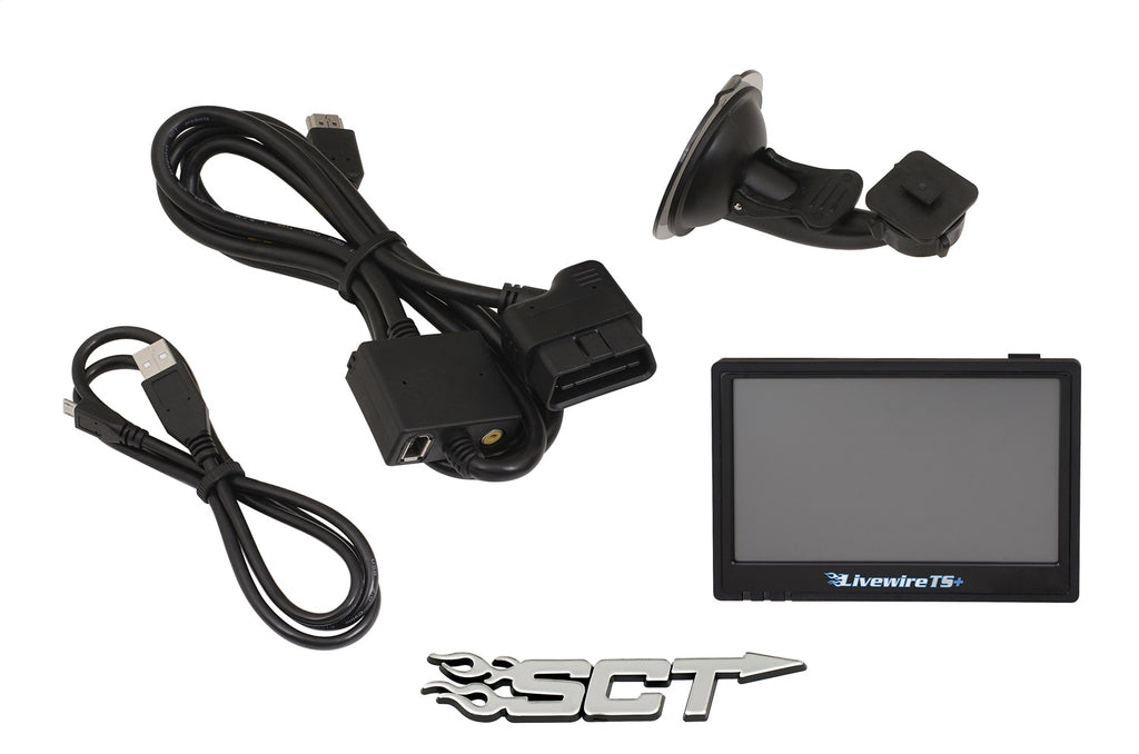 SCT Performance 5015P Livewire TS+ Performance Programmer And Monitor for Select Ford Aerostar, Ford Bronco, Ford Bronco Sport, Ford Contour, Ford Crown Victoria, Ford E-150, Ford E-150 Econoline, Ford E-250, Ford E-250 Econoline, Ford E-350 Club Wagon,