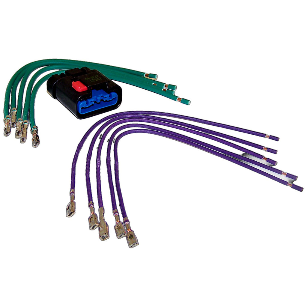 Crown Automotive Jeep Replacement 5017124AC Blower Motor Resistor Repair Harness for Select 06-10 Jeep XK Commander