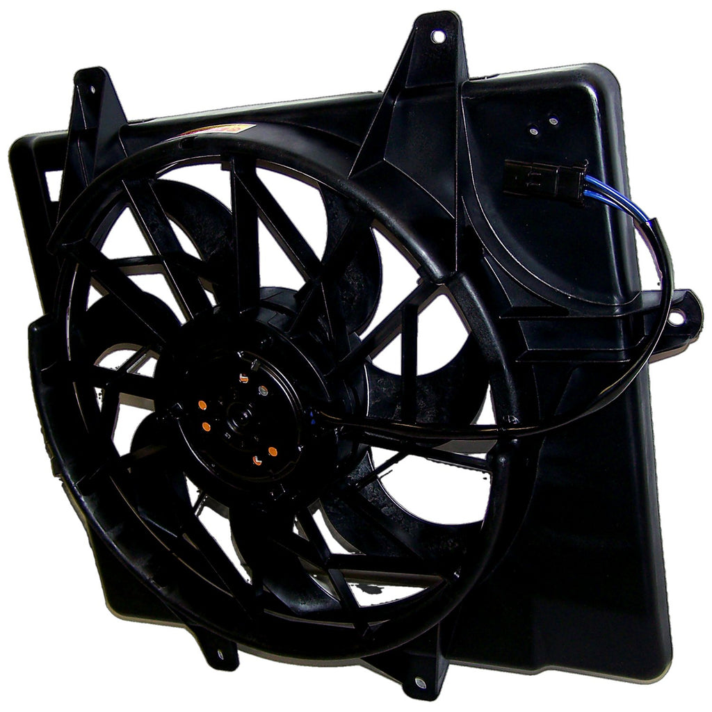Crown Automotive Jeep Replacement 5017407AB Cooling Fan Assembly for 2001-2005 Chrysler PT Cruiser for Select Chrysler PT Cruiser