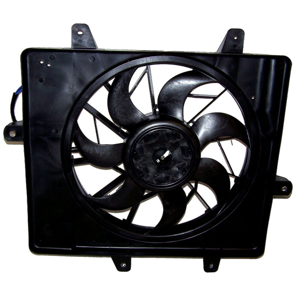 Crown Automotive Jeep Replacement 5017407AB Cooling Fan Assembly for 2001-2005 Chrysler PT Cruiser for Select Chrysler PT Cruiser