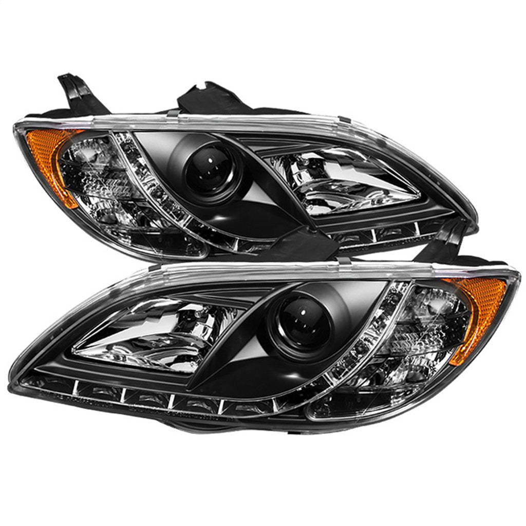 Spyder Auto 5017451 DRL LED Projector Headlights for Select Mazda 3