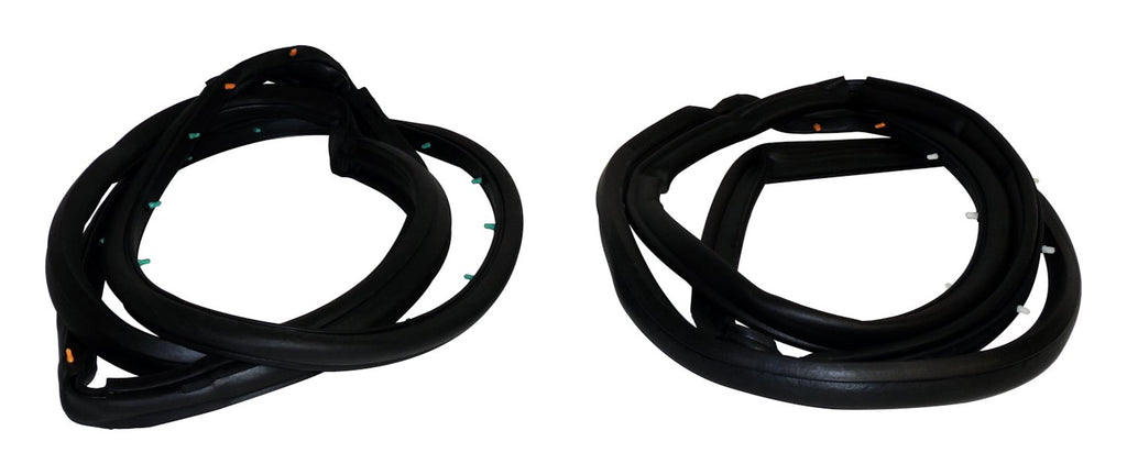 Crown Automotive Jeep Replacement 5017462K Door Weatherstrip Kit for 1997-2006 Jeep TJ Wrangler for Select Jeep Wrangler