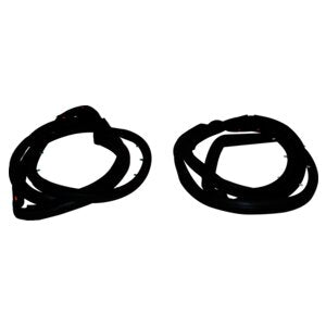 Crown Automotive Jeep Replacement 5017462K Door Weatherstrip Kit for 1997-2006 Jeep TJ Wrangler for Select Jeep Wrangler