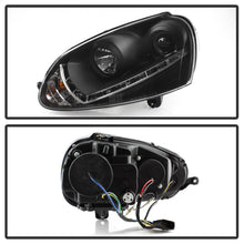 Load image into Gallery viewer, Spyder Auto 5017529 DRL LED Projector Headlights for Select Volkswagen GTI, Volkswagen Jetta, Volkswagen Rabbit