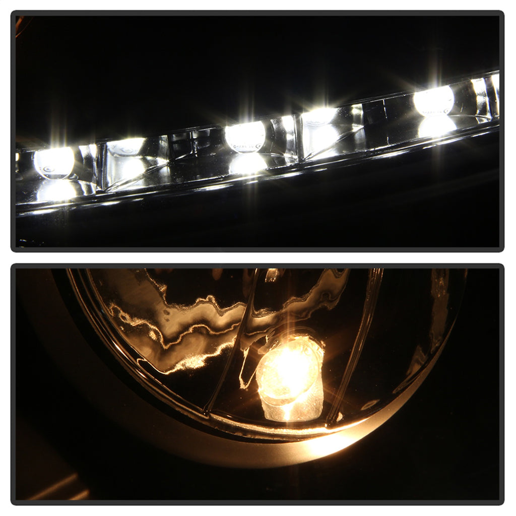 Spyder Auto 5017529 DRL LED Projector Headlights for Select Volkswagen GTI, Volkswagen Jetta, Volkswagen Rabbit