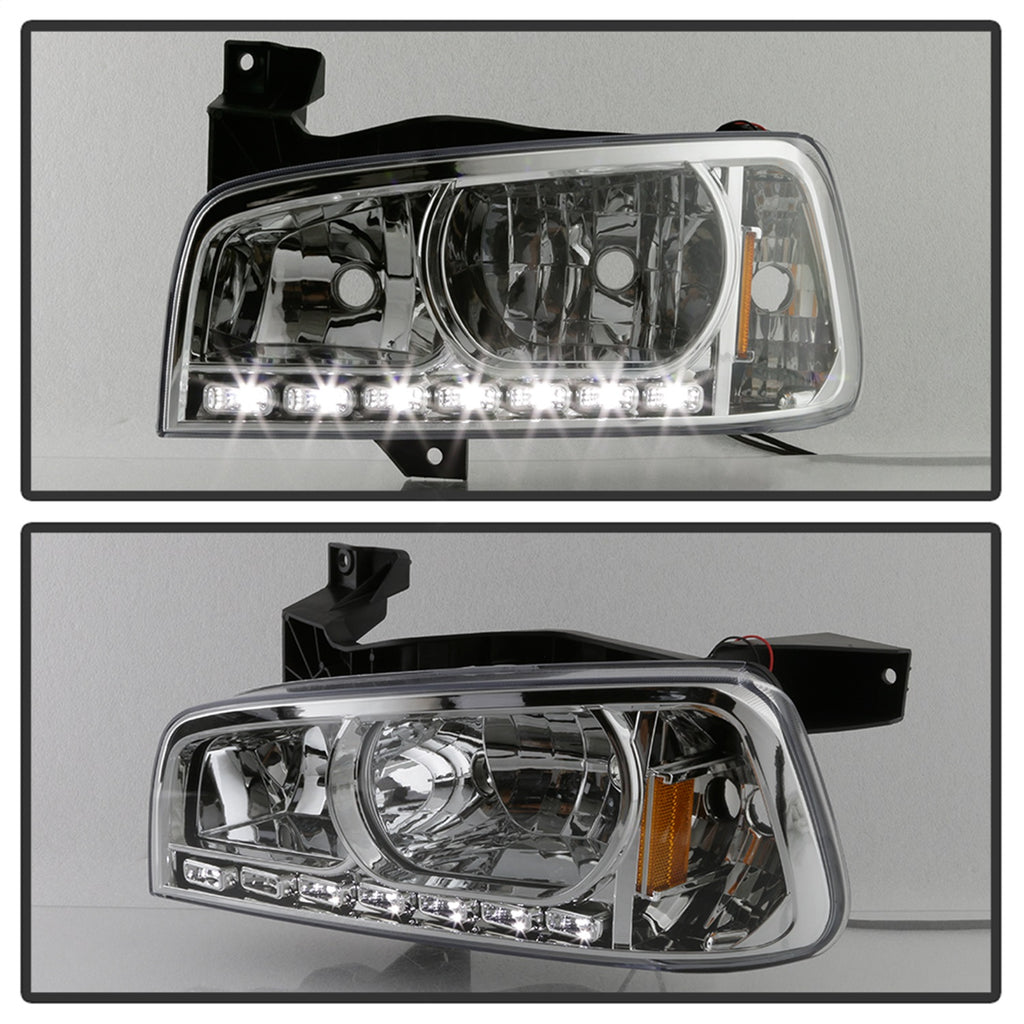 Spyder Auto 5017628 XTune LED Crystal Headlights for Select Dodge Charger