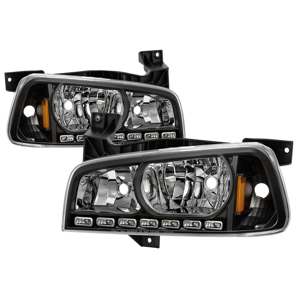 Spyder Auto 5017635 XTune LED Crystal Headlights for Select Dodge Charger