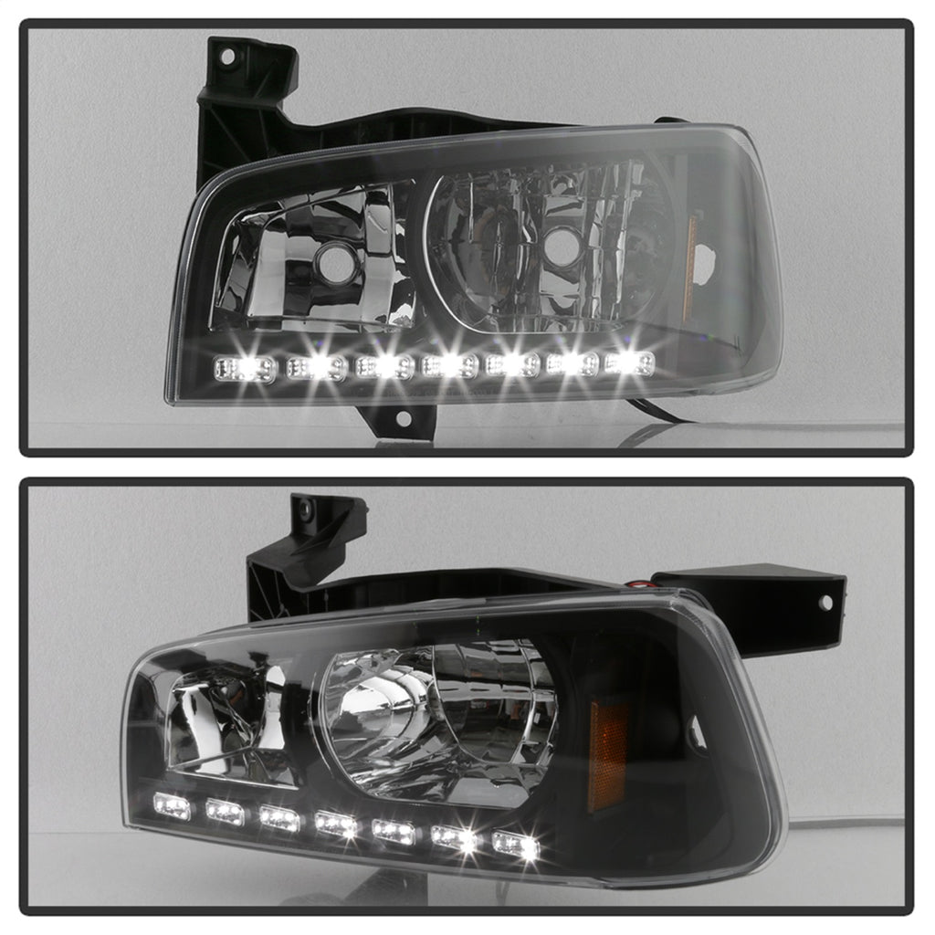 Spyder Auto 5017635 XTune LED Crystal Headlights for Select Dodge Charger