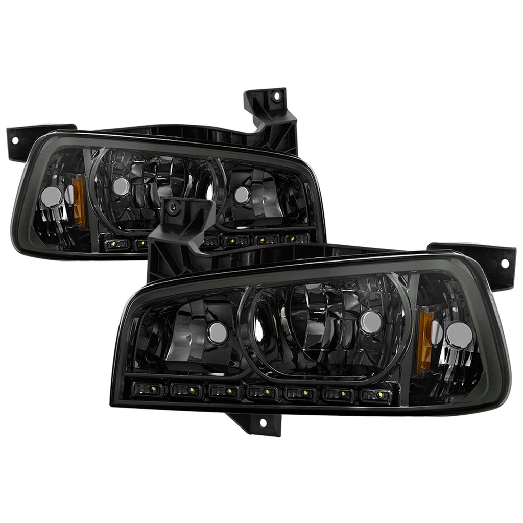 Spyder Auto 5017642 XTune LED Crystal Headlights for Select Dodge Charger