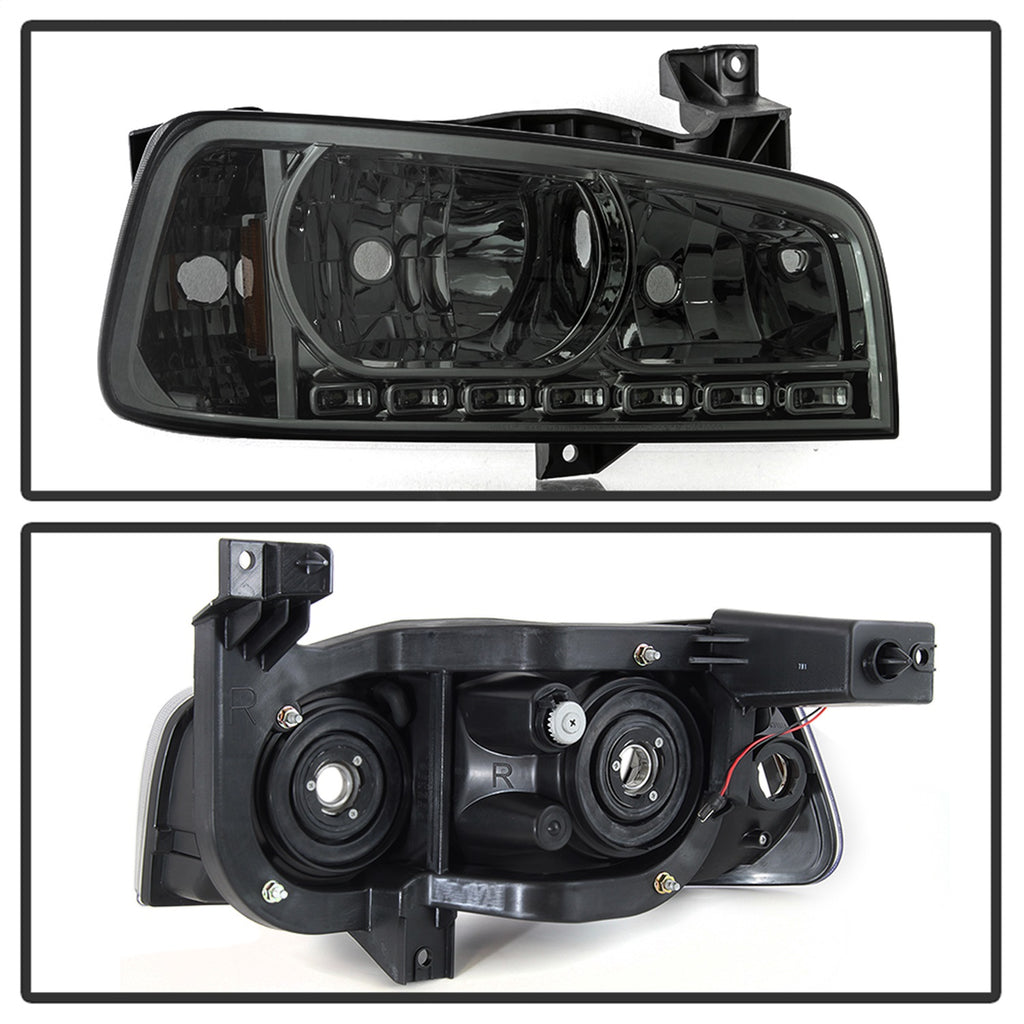 Spyder Auto 5017642 XTune LED Crystal Headlights for Select Dodge Charger