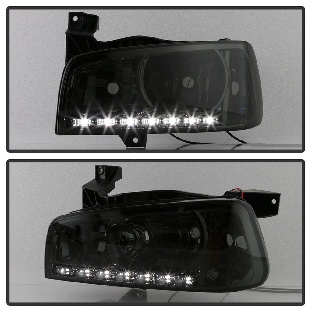 Spyder Auto 5017642 XTune LED Crystal Headlights for Select Dodge Charger