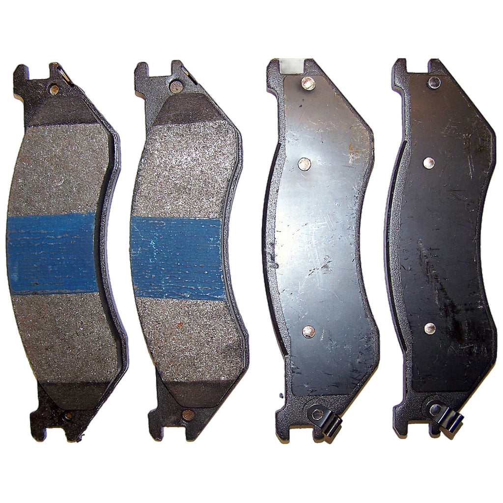 Crown Automotive Jeep Replacement 5018563AA Rear Brake Pad Set for 01-02 Dodge BE, BR Ram Trucks (Medium & Heavy Duty) for Select Dodge Ram 1500, Dodge Ram 2500, Dodge Ram