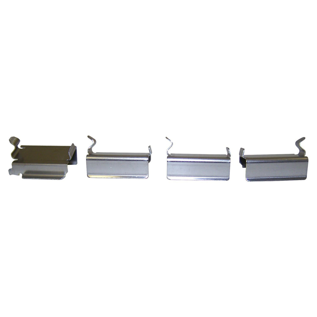 Crown Automotive Jeep Replacement 5019985K Front Brake Pad Spring Kit for 2002-2007 KJ Liberty, Includes 4 Clips for Select Jeep Liberty