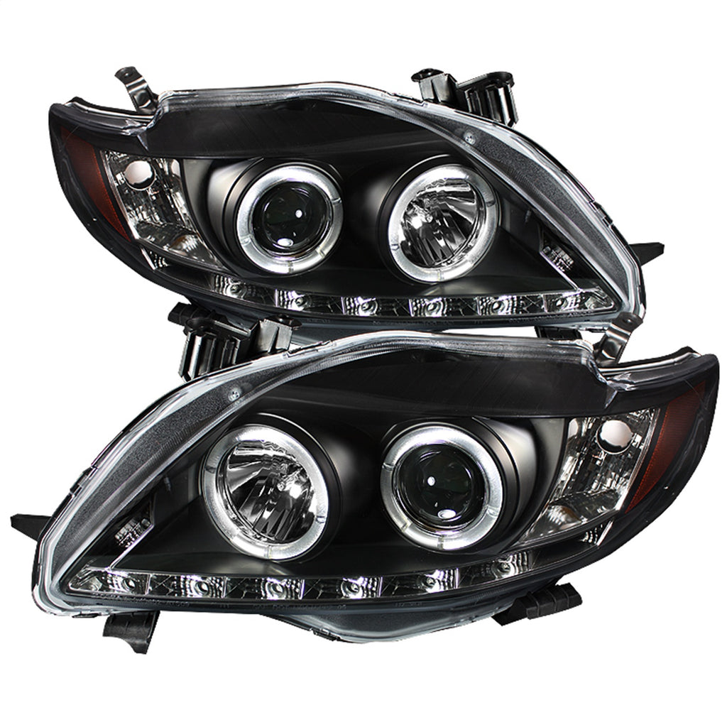 Spyder Auto 5032515 DRL LED Projector Headlights for Select Toyota Corolla