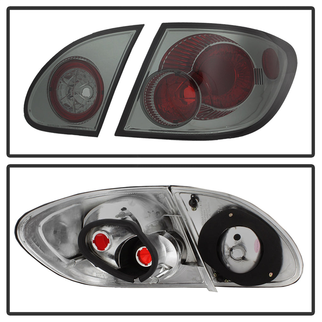 Spyder Auto 5033673 Euro Style Tail Lights for Select Toyota Corolla