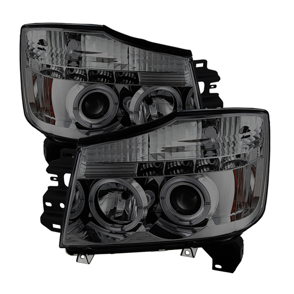 Spyder Auto 5033963 Halo LED Projector Headlights for Select Nissan Armada, Nissan Pathfinder Armada, Nissan TITAN