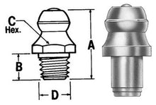 Load image into Gallery viewer, Lincoln Industrial 5033 Straight Drive-Type Fitting for 3/16 in. Drill Diameter, Ball Check