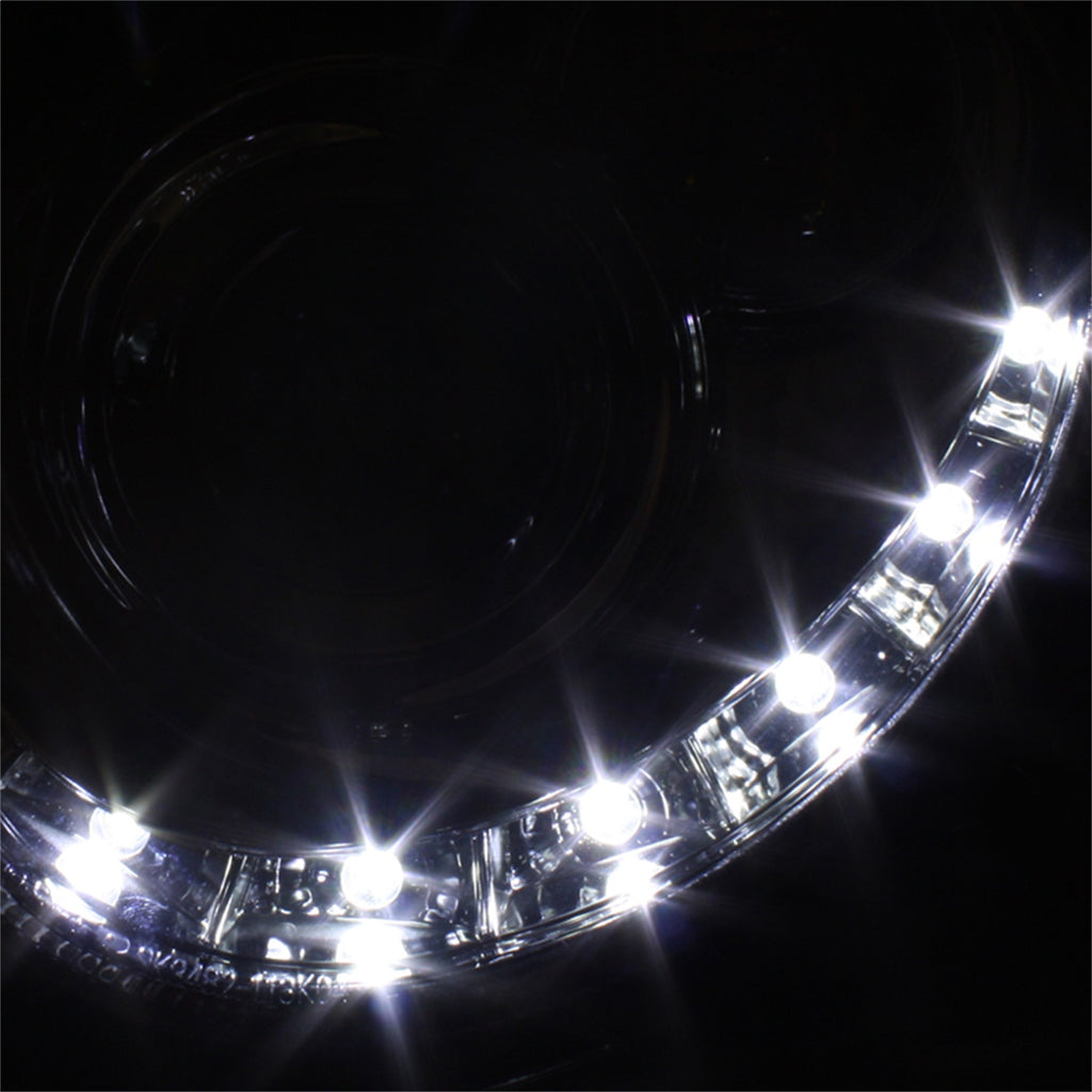 Spyder Auto 5038029 Halo DRL LED Projector Headlight for Select Mercedes-Benz CLK320, Mercedes-Benz CLK350, Mercedes-Benz CLK430, Mercedes-Benz CLK500, Mercedes-Benz CLK55 AMG, Mercedes-Benz CLK550, Mercedes-Benz CLK63 AMG