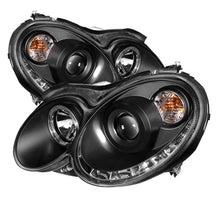 Load image into Gallery viewer, Spyder Auto 5038036 Halo DRL LED Projector Headlight for Select Mercedes-Benz CLK320, Mercedes-Benz CLK350, Mercedes-Benz CLK430, Mercedes-Benz CLK500, Mercedes-Benz CLK55 AMG, Mercedes-Benz CLK550, Mercedes-Benz CLK63 AMG