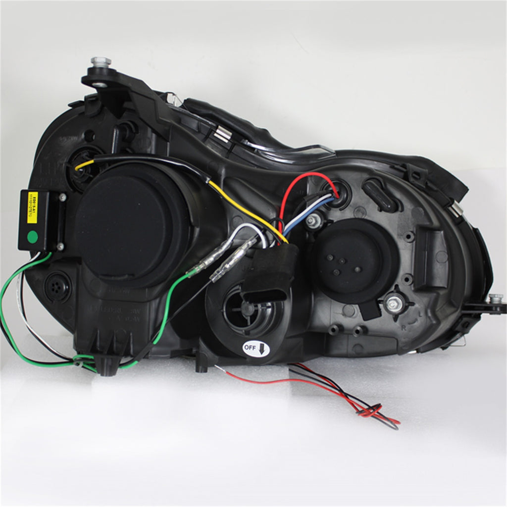 Spyder Auto 5038036 Halo DRL LED Projector Headlight for Select Mercedes-Benz CLK320, Mercedes-Benz CLK350, Mercedes-Benz CLK430, Mercedes-Benz CLK500, Mercedes-Benz CLK55 AMG, Mercedes-Benz CLK550, Mercedes-Benz CLK63 AMG