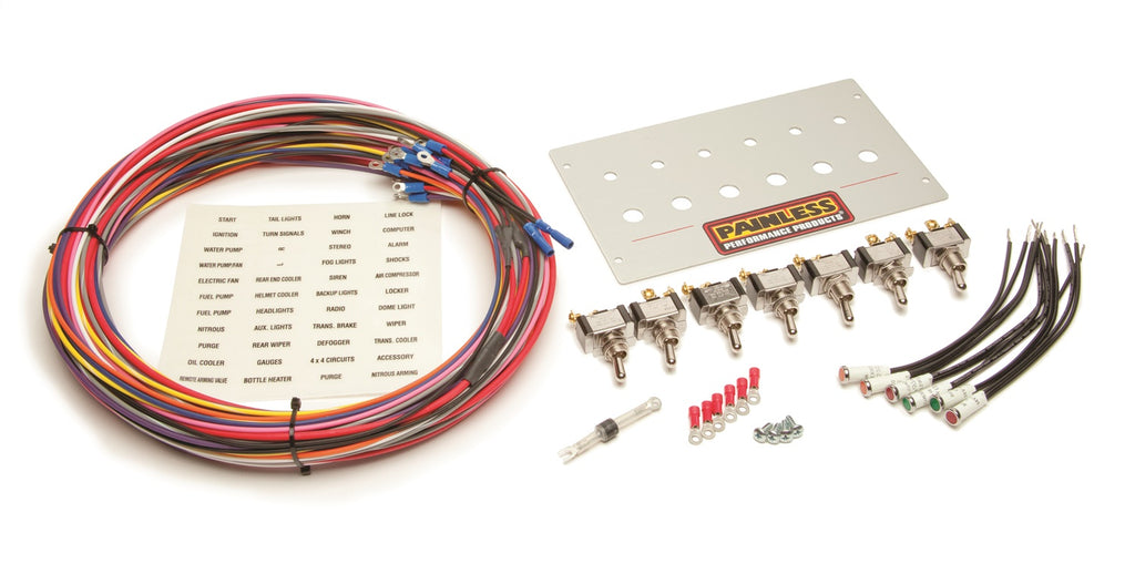 Painless Wiring 50421 Toggle Switch Panel for Select Ford Mustang