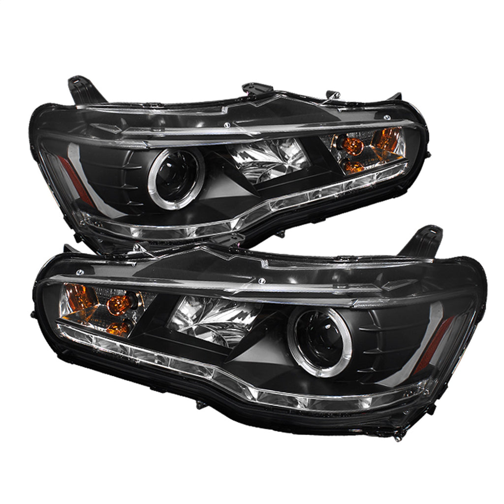 Spyder Auto 5042231 DRL LED Projector Headlights for Select Mitsubishi Lancer
