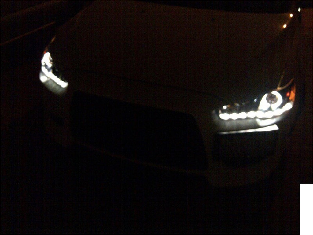 Spyder Auto 5042231 DRL LED Projector Headlights for Select Mitsubishi Lancer