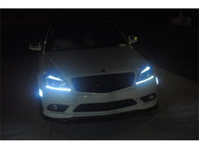 Load image into Gallery viewer, Spyder Auto 5042262 DRL LED Projector Headlights for Select Mercedes-Benz C230, Mercedes-Benz C250, Mercedes-Benz C300, Mercedes-Benz C350, Mercedes-Benz C63 AMG