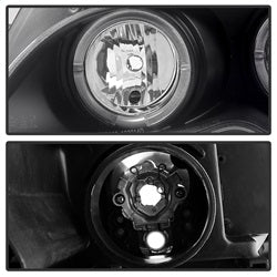 Bmw-E46-3-Series-02-05-4Dr-Projector-Headlights-1Pc-Led-Halo-Blk-Pro-Yd-Bmwe4602-4D-Am-Bk