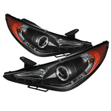 Load image into Gallery viewer, Spyder Auto 5042477 Halo DRL LED Projector Headlight for Select Hyundai Sonata