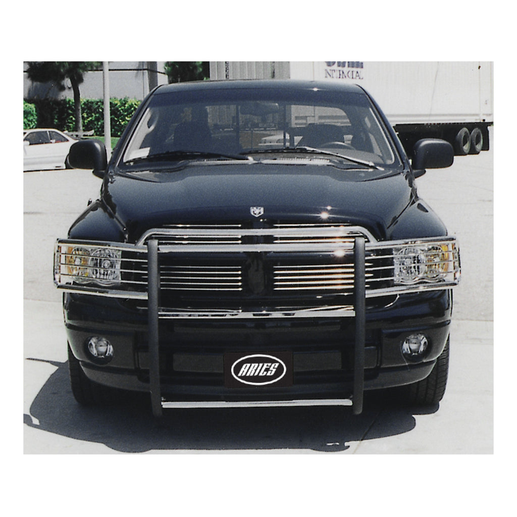 ARIES 5045-2 Polished Stainless Grille Guard; Select Dodge Ram 1500 - Truck Part Superstore