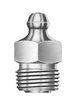 Lincoln Industrial 5050 Straight Hydraulic Lubrication Fitting 1/4 in. PTF Special Extra Short (m)