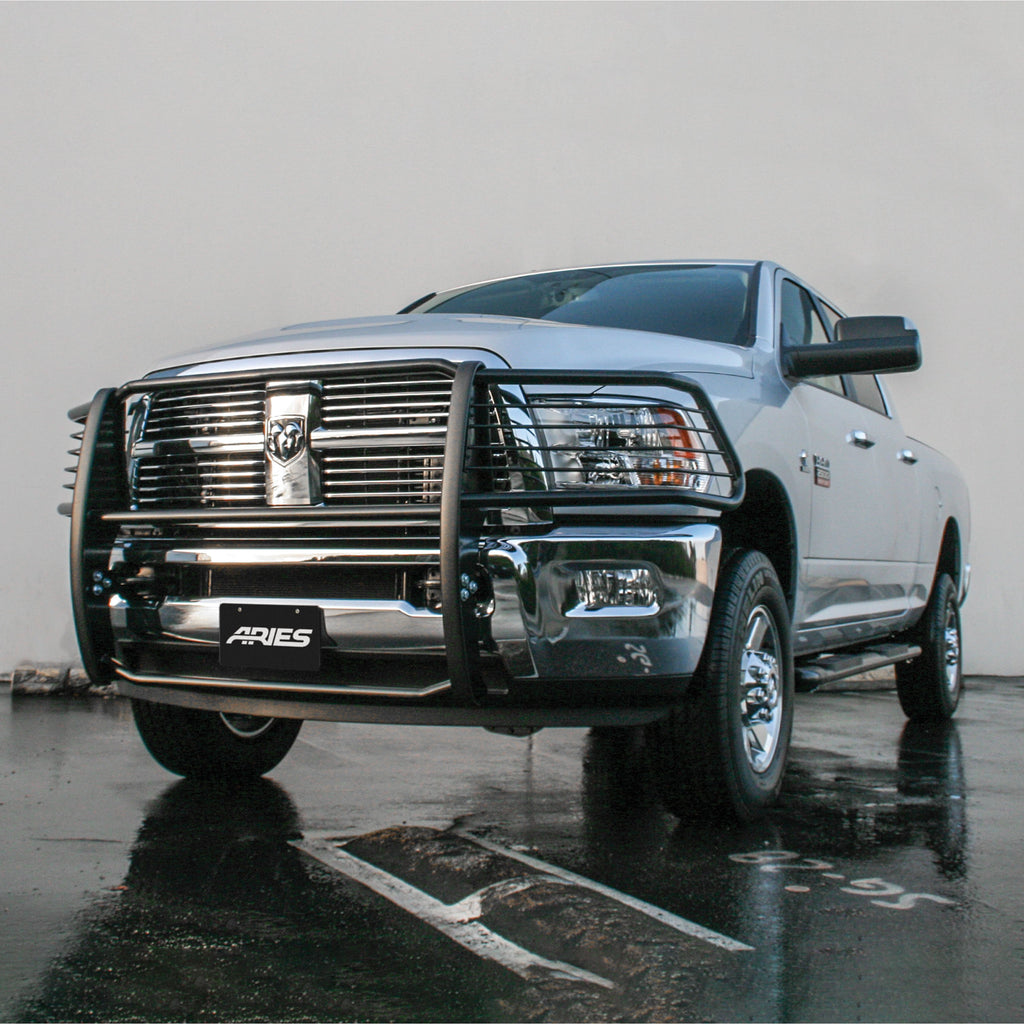 ARIES 5056 Black Steel Grille Guard, Select Dodge, Ram 2500, 3500 for Select Ram 2500