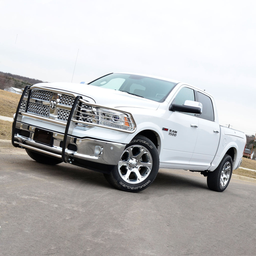 ARIES 5058-2 Polished Stainless Grille Guard, Select Dodge, Ram 1500 for Select Ram 1500