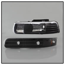 Load image into Gallery viewer, Spyder Auto 5064219 XTune Crystal Headlights/Bumper Lights for Select Chevrolet Silverado 1500, Chevrolet Silverado HD, Chevrolet Silverado 2500, Chevrolet Silverado HD, Chevrolet Silverado 3500, Chevrolet Suburban 1500, Chevrolet Suburban 2500,