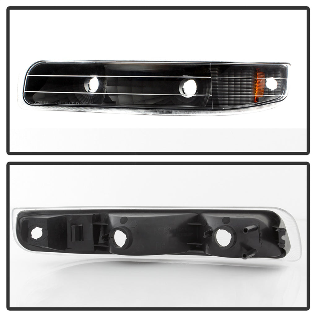 Spyder Auto 5064271 XTune Amber Reflector Bumper Lights for Select Chevrolet Silverado 1500, Chevrolet Silverado 2500, Chevrolet Silverado HD, Chevrolet Silverado 3500, Chevrolet Tahoe