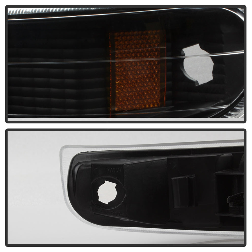 Spyder Auto 5064271 XTune Amber Reflector Bumper Lights for Select Chevrolet Silverado 1500, Chevrolet Silverado 2500, Chevrolet Silverado HD, Chevrolet Silverado 3500, Chevrolet Tahoe